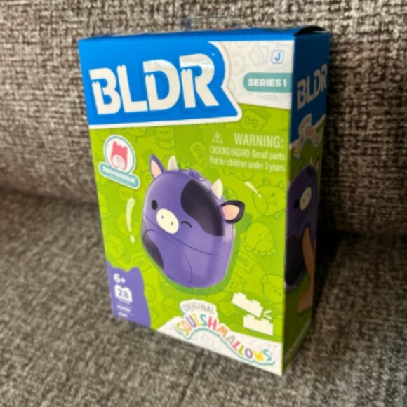 NIB Squishmallows BLDR Series 1 Ingred Cow Block Building Toy New in Box - Picture 1 of 2
